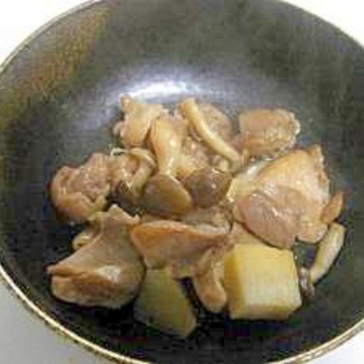 里芋と鶏もも肉のこってり煮